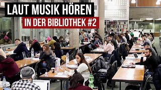 Laut Musik hören in der Bibliothek 2 PRANK MEGA PEINLICH  Hasanov [upl. by Lurline]