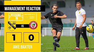 Westfield 10 Southall  Jake Baxter PostMatch Reaction Tuesday 22nd October 2024 [upl. by Tildie]