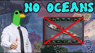 What If There Were NO OCEANS In WW2 Hoi4 [upl. by Eseret]