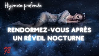 Se RENDORMIR après un REVEIL NOCTURNE hypnose contre les troubles du sommeil [upl. by Tal]