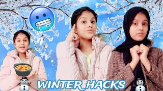 WINTER HACKS winter VS Beauty Zainab Fatima vlogs skincare beuty fun [upl. by Nosae13]