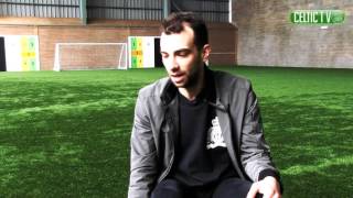 Celtic FC  Hollywood star Jay Baruchel visited Lennonxtown [upl. by Hazen56]