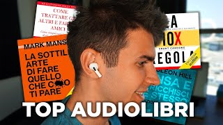 Top 7 Audiolibri da Ascoltare ASSOLUTAMENTE 🎧 [upl. by Wellesley]