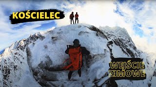 Kościelec  Wejście zimowe  Tatry wysokie [upl. by Bobbee]