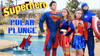 Favorite Character Polar Plunge 2017  Brooklyn and Bailey Challenge Videos [upl. by Neerak38]