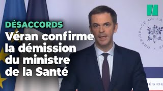 La démission du ministre de la Santé Aurélien Rousseau est confirmée [upl. by Etna234]