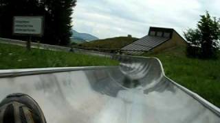 Sommerrodelbahn Tegelberg  Full Slide  POV [upl. by Ellehcirt]