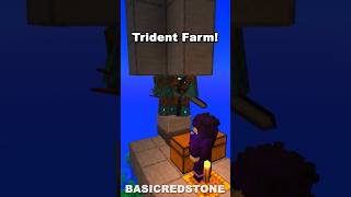 BEST TRIDENT FARM MINECRAFT 121 shorts [upl. by Kwapong]