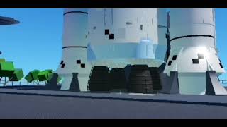 SLS Artemis Launch Multiangle Roblox Space Sailors [upl. by Yrahcaz]