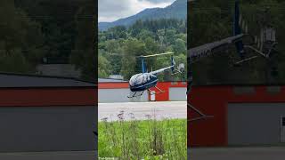 Robinson R44 Raven II Helicopter Takeoff [upl. by Tterrag]