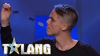 Ervin Veisz riskerar livet på scenen i Talang 2017  Talang TV4 [upl. by Jehias]