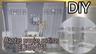 CORTINAS FÁCIL Y RAPIDAS DE HACERELEGANTES PARA CUALQUIER TEMPORADA [upl. by Loeb552]