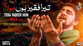 Farhan Ali Waris  Tera Faqeer Hun Mola  Manqabat  2013 [upl. by Voltz]