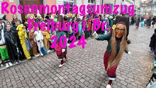 Rosenmontagsumzug Freiburg 2024 [upl. by Macdonald]