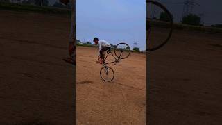 stoppie failed 🥵 cycle stunt stoppie bikelife bikestunt shortsfeed shots [upl. by Nilkcaj]