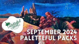 September 2024 Premier Paletteful Packs Unboxing amp Demo [upl. by Storer]