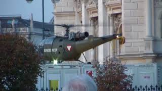 Alouette III  Helicopter Lift Off  Vienna [upl. by Rafaello]