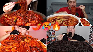 Mukbangers EATING TOO MUCH Spiciest Foods 🌶️🙀🔥 [upl. by Gervais]