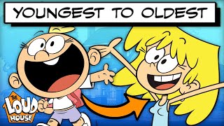 Every Loud House Character Ranked Youngest to Oldest  The Loud House [upl. by Fevre]