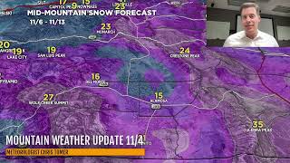 Mountain Weather Update 114 Meteorologist Chris Tomer [upl. by Yriek]