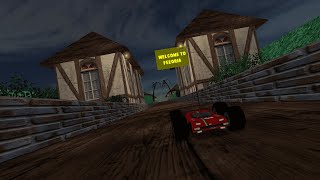 RVGL Feeoria RCGP by rickyD 16 cars 5 laps Car Quadralite [upl. by Annoled]