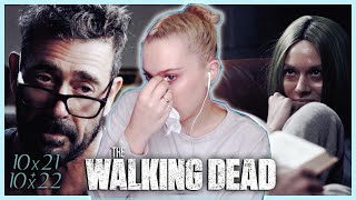 FINALLY A NEGAN BACKSTORY  The Walking Dead Season 10 Episode 21 amp 22 REACTION Season Finale [upl. by Sikes59]