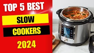 Top 5 Best Slow Cookers Review 2024 [upl. by Danella225]