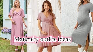 Latest comfortable maternity outfits 2024 Pragnancy outfits ideas  maternity gown ideas [upl. by Niven]