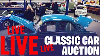 LIVE CLASSIC CAR AUCTION  SATURDAY 29 JANUARY 2022 [upl. by Beeck]