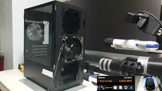 Alphacool Apex Stealth Metal Fan and Noctua NF A12X25 PWM Noise comparison [upl. by Sisson]