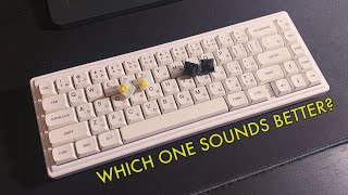 Everyone favorite switches  Gateron Milky Yellow Black Bottom shorts keyboard asmr [upl. by Damara]