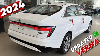 ✅️ UPDATED HYUNDAI VERNA New Model  Verna 2024 Sx Variant Review [upl. by Ellimak]