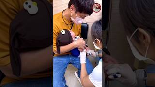 Crying Baby injection vaccinations at hospitalshorts [upl. by Atihcnoc]