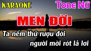 Men Đời Karaoke Tone Nữ  Fm  Karaoke Dễ Hát  Beat Mới [upl. by Hung]