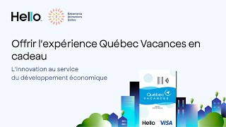 Session dinformation  Cartecadeau Québec Vacances en partenariat avec Hello [upl. by Anoiek]