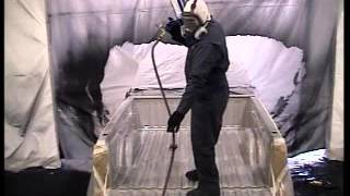 Spraying of bedliner by Qwikliner [upl. by Donata]