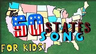 The 50 States Song for Kids [upl. by Asenad]