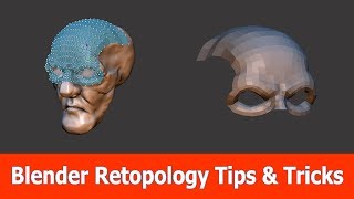 Blender Retopology Tips Tricks amp Addons [upl. by Deeann]