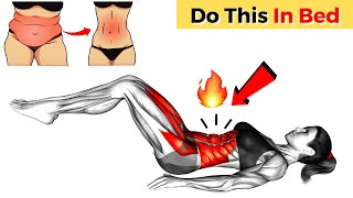 Do These 5 Exercises in Bed ➜Lose Hanging LOWER BELLY FAT  Get Flat Abs In 2 Weeks By Doing This [upl. by Kippar969]