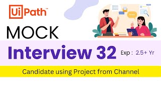 🔴 32 UiPath Developer Interview Questions  25 Year Experience Interview Questions amp Answer [upl. by Cassell]