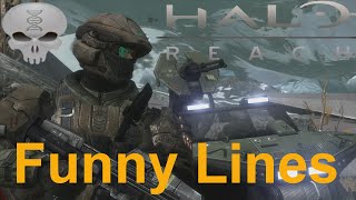 Lines of Halo  Halo Reach Marines funny dialogue [upl. by Madelin453]