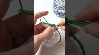 How to Crochet the Standing Double Crochet crochet shortscrochet crochettutorial [upl. by Nairadas]