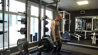 Felix McAlinden Rack Deadlifting 200kg 7th October 2024 [upl. by Atiuqer841]