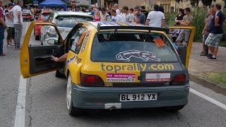 13° Rally Città di Scorzè  Start Up Renault Clio Maxi [upl. by Areic]