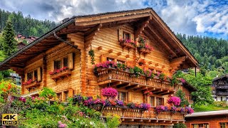 Grimentz  One of the Most Beautiful Villages in Switzerland  A Jewel of Architecture [upl. by Oicafinob]