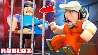 Roblox Barrys Prison Run Escape the Fat Guard FGTeeV Gets Out of Jail [upl. by Denbrook]