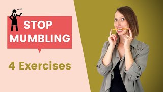 How to enunciate better  4 TIPS TO STOP MUMBLING [upl. by Alrad]