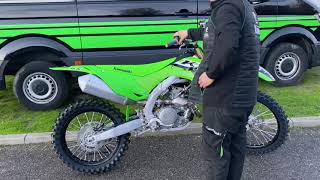 New KX 450 2024  Sound stock [upl. by Emersen]