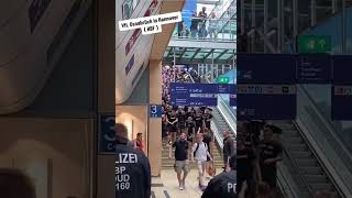 Osnabrück in Hannover HAUPTBAHNHOF 🔊🔥 vflosnabrück hannover ultras football viralvideo [upl. by Legnaleugim]