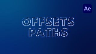 Offset Path Animation Text  After effects Tutorial [upl. by Bourne]